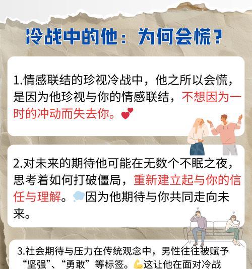 夫妻冷战（重建沟通、理解与和谐的关系）
